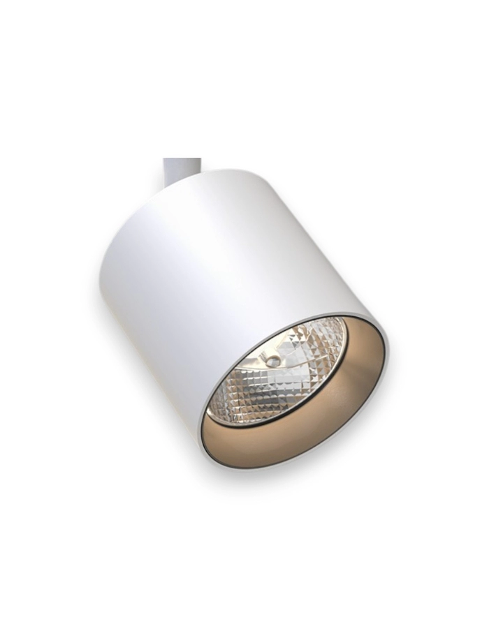 Cabezal móvil antideslumbrante AR111 GU10 IDEA COCO blanco